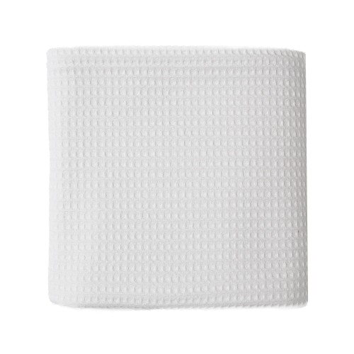 Białe ręczniki hotelowe Waffle o strukturze gofra 100% bawełna w rozmiarach 50x90, 70x155 i 90x180 cm