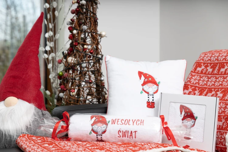 Zestaw świąteczny  krasnal biala poduszka.jpg