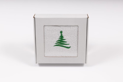 ręcznik świąteczny choinka biały.jpg