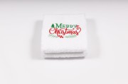 Świąteczny ręcznik do rąk 50x100 cm z haftem Merry Christmas