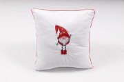 poduszka świąteczna  krasnal biała.jpg