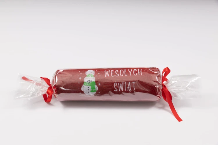 ręcznik świąteczny bałwanek w celofanie.jpg