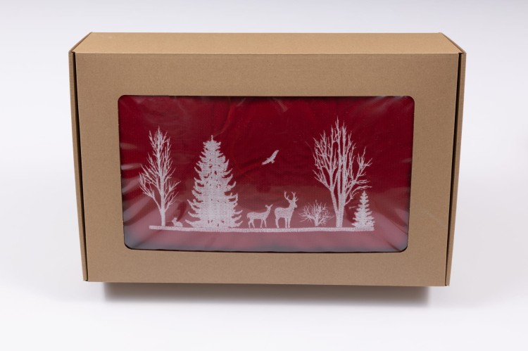 poduszka zimowy krajobraz czerwona.jpg