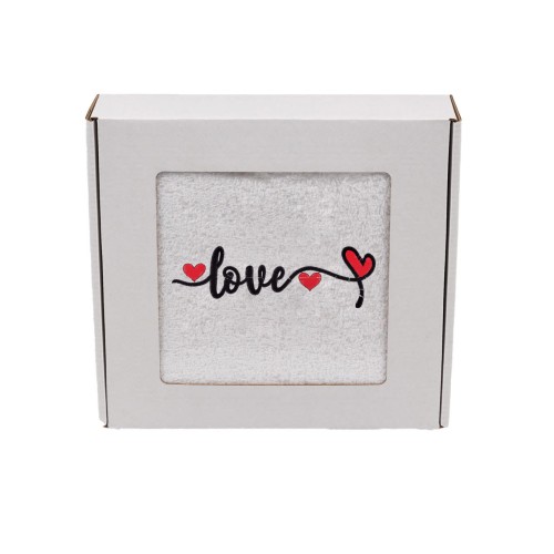 Ręcznik na Walentynki