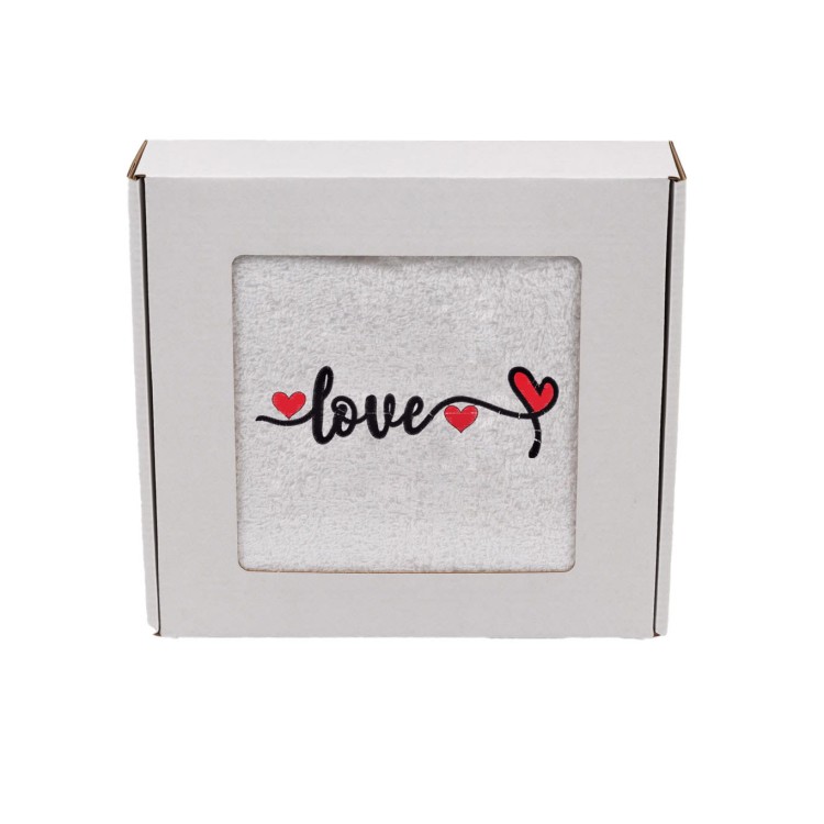 Ręcznik na Walentynki