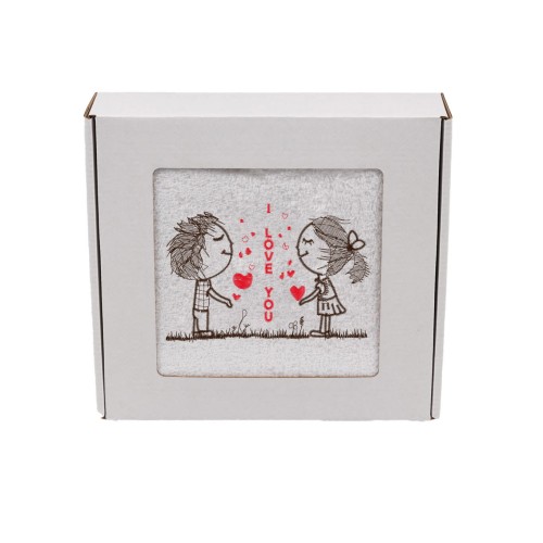 Ręcznik na Walentynki