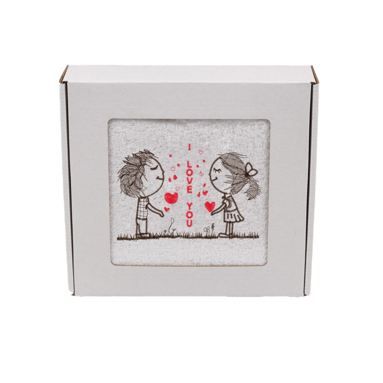 Ręcznik na Walentynki