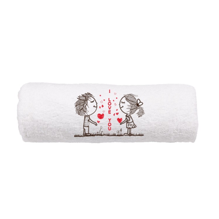 Ręcznik na walentynki