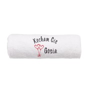 Ręcznik na Walentynki