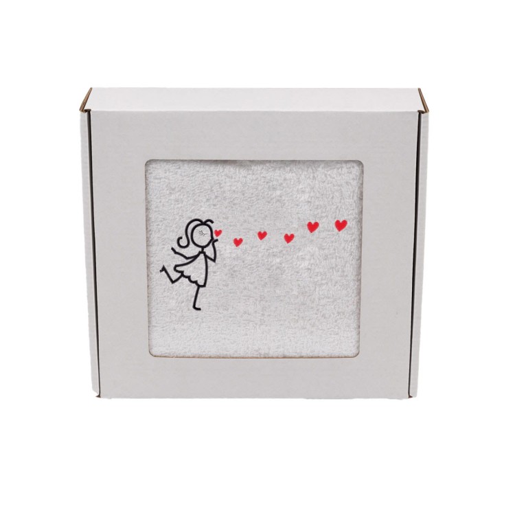 Ręcznik na Walentynki