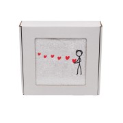 Ręcznik na Walentynki