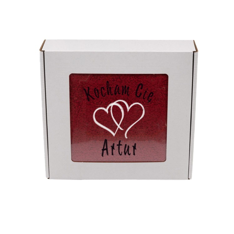 Ręcznik na Walentynki