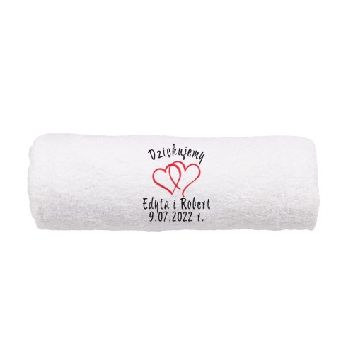 Ręcznik z haftem dziękujemy.jpg