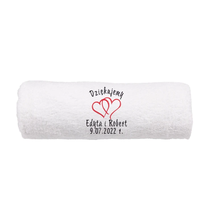 Ręcznik z haftem dziękujemy.jpg