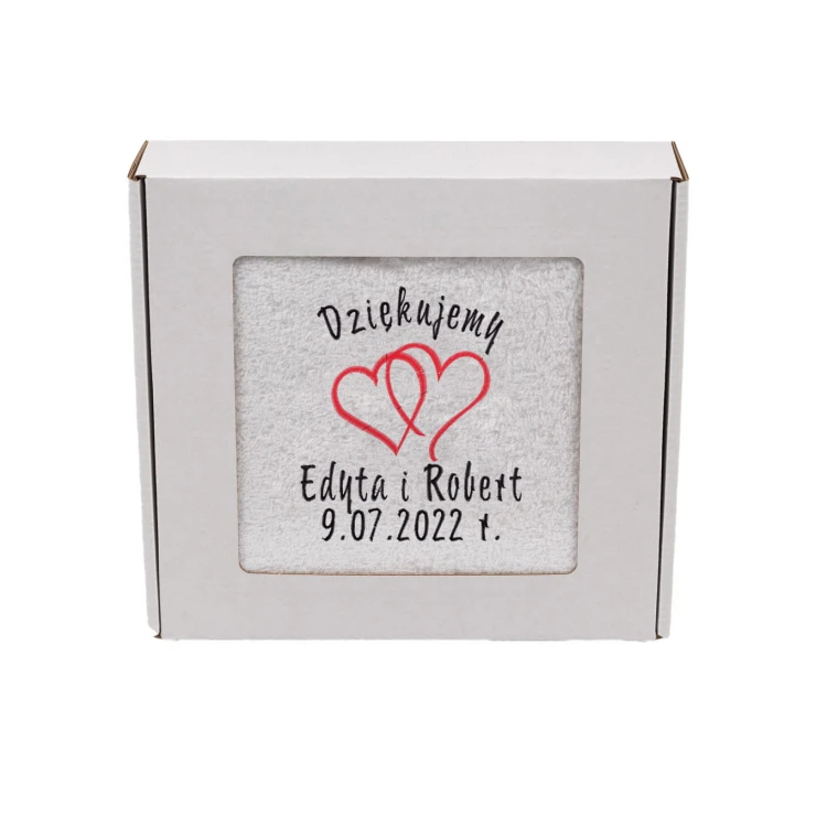 Ręcznik z haftem dziękujemy.jpg