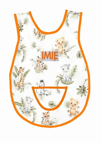 fartuszek bajkowe safari wz 1641 pomarańczowa lamówka.jpg