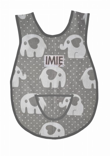 fartuszek słoniki na szarym tle szara lamówka.jpg