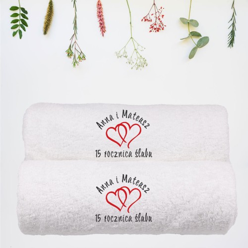 Ręcznik z haftem na rocznicę ślubu.jpg