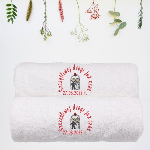 Komplet ręczników z haftem na ślub.jpg