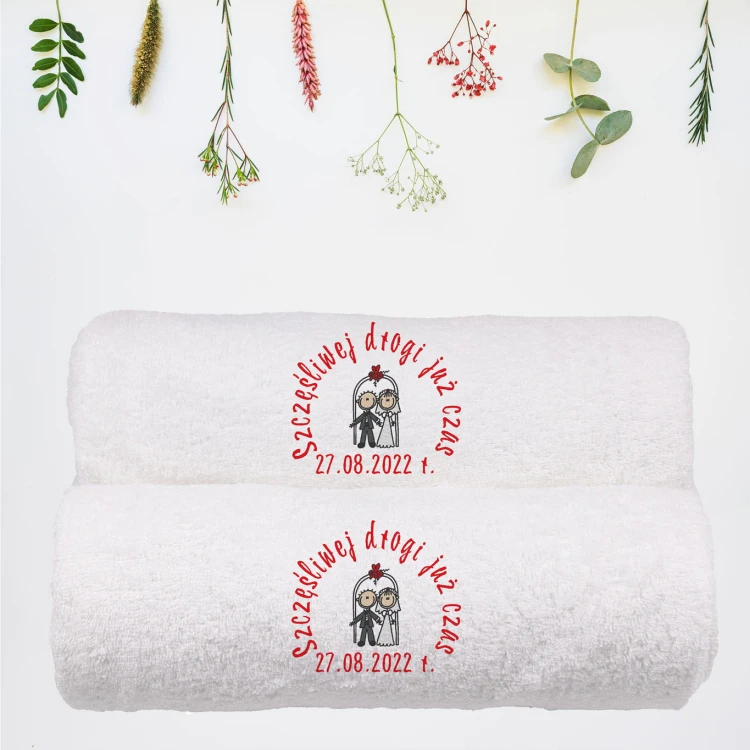 Komplet ręczników z haftem na ślub.jpg