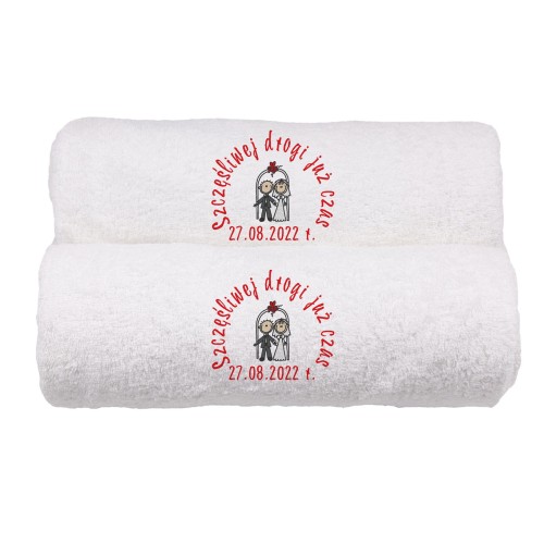 Komplet ręczników z haftem na ślub.jpg