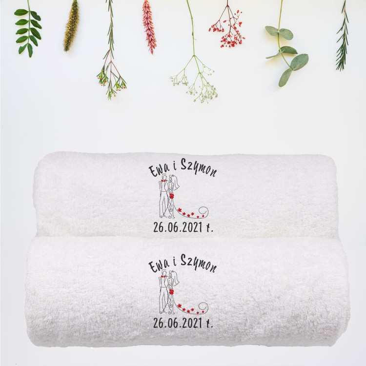 Komplet ręczników z haftem na ślub.jpg