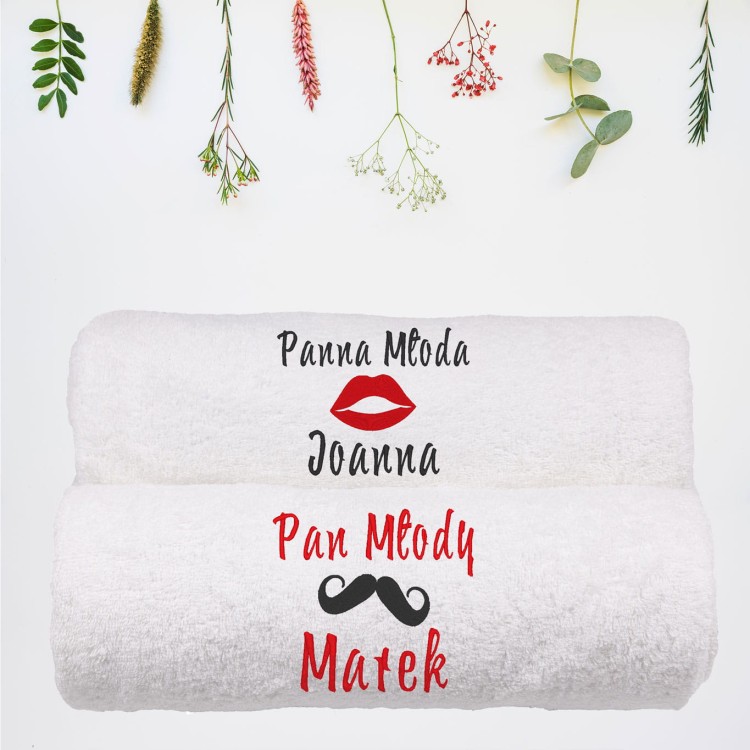 Komplet ręczników z haftem na ślub.jpg