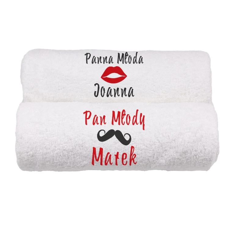 Komplet ręczników z haftem na ślub.jpg