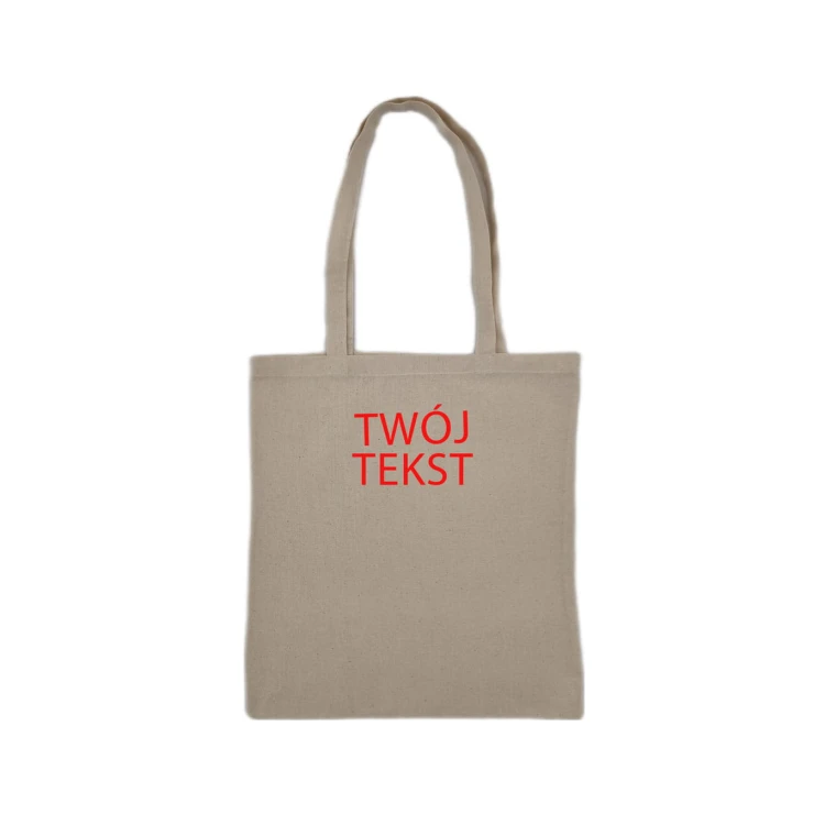 Torba z dowolnym tekstem pełna personalizacja