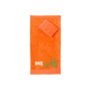 Ręcznik do przedszkola z haftem traktor