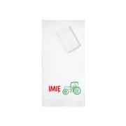 Ręcznik do przedszkola z haftem traktor