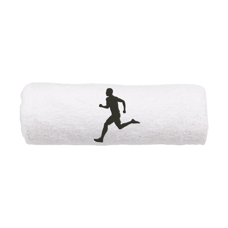 Ręcznik z haftem biegacz