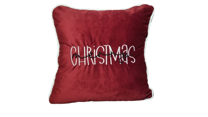 Poduszka świąteczna czerwona merry  christmas