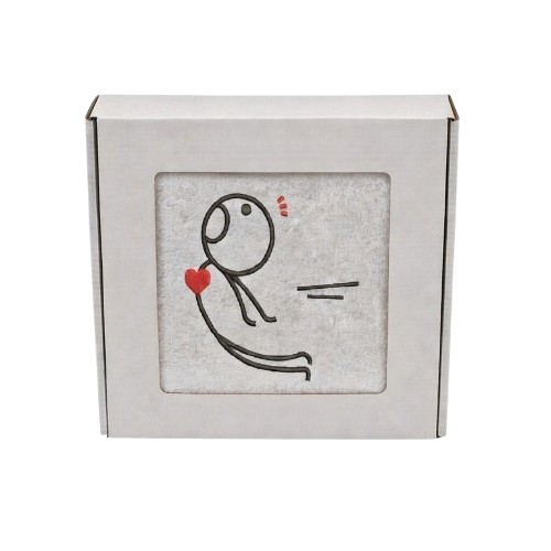 ręcznik z haftem chłopiec z magnesem