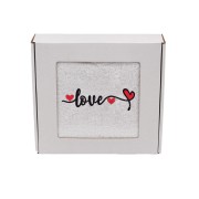 ręcznik  z haftem love