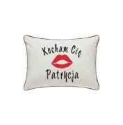 poduszka kocham Cie i usta