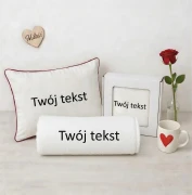 ręcznik i poduszka z Twoim tekstem