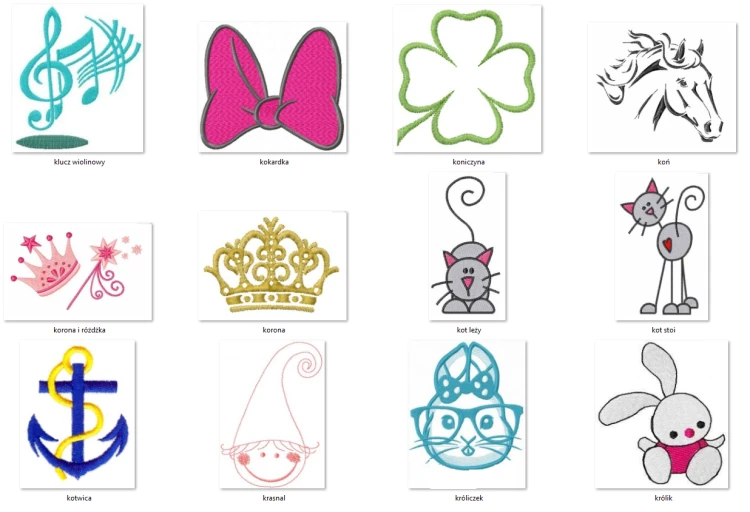 wzory obrazków