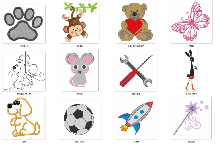 wzory obrazków