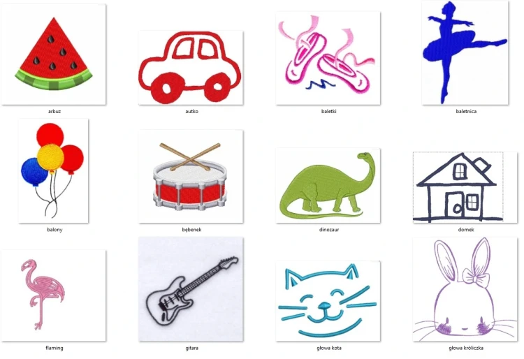 wzory obrazków